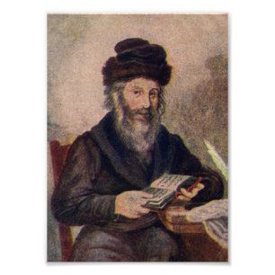 Rabbiner Moses Sofer - das Chasam Sofer Fotodruck