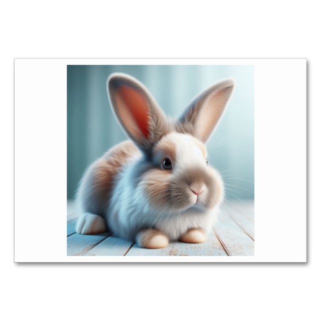 Rabbit (兔 / tù) - Carte Flash chinoise (Devant)