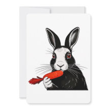 Rabbit Art Card