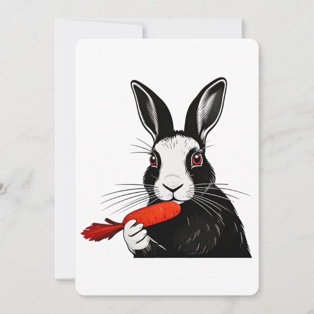 Rabbit Art Card (Vorderseite)