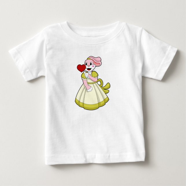 Rabbit as Bride with Wedding dress.PNG Baby T-shirt (Vorderseite)