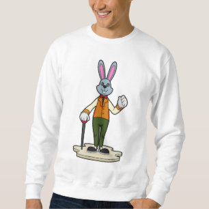 Rabbit as Gentleman with Cane Sweatshirt