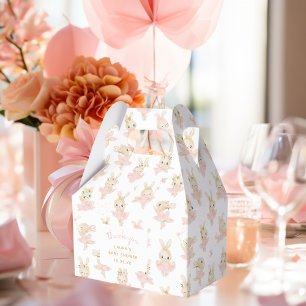 Rabbit Ballerina Tutu Bunny Baby Dusche Vielen Dan Geschenkschachtel