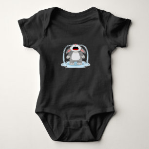 Rabbit betrübt baby strampler