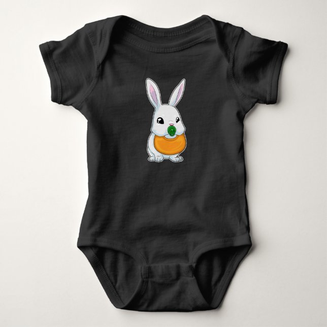 Rabbit Bib Schnuller Baby Strampler (Vorderseite)