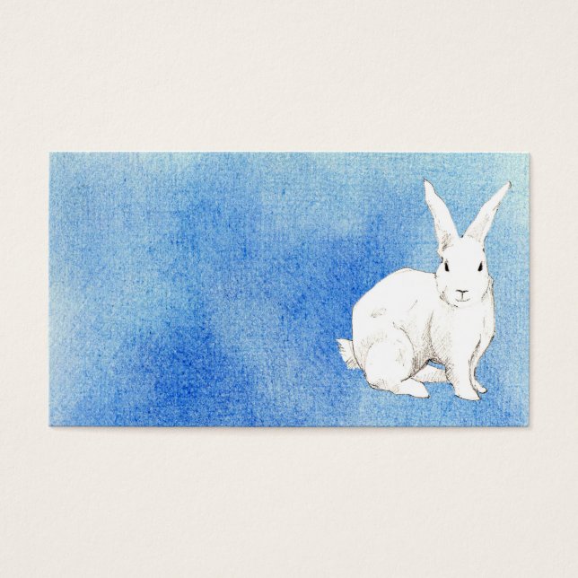 Rabbit Blue Visitenkarte (Vorderseite)