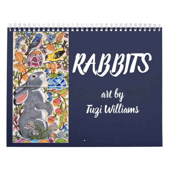 Rabbit Bunny Art Kalender Jedes Jahr Tuzi Williams (Titelbild)