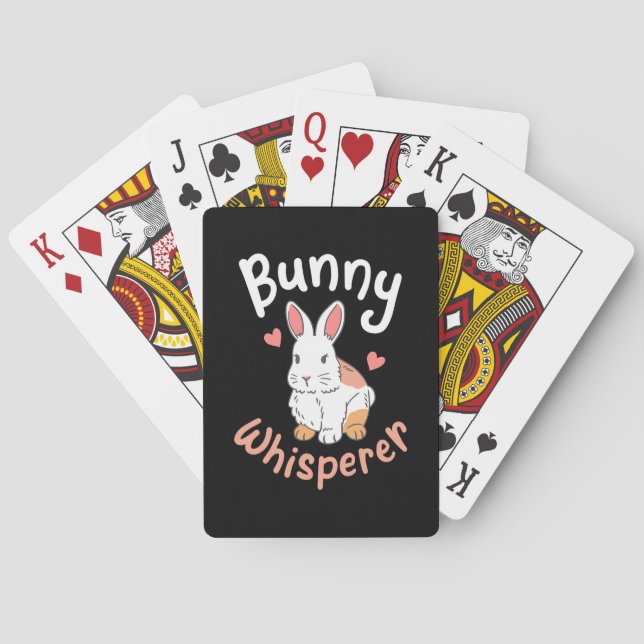 Rabbit Bunny Whisperer Spielkarten (Rückseite)