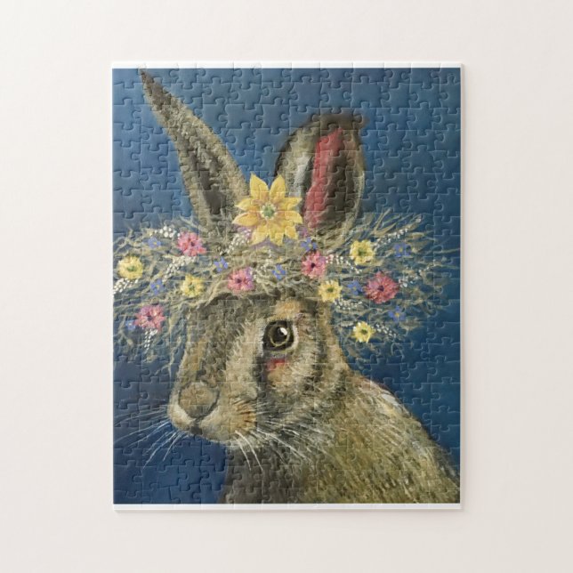 Rabbit Celebrates Spring (Vertikal)
