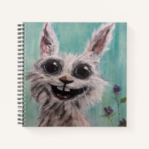 Rabbit Custom 8.5" x 8.5" SpiralNotebook
