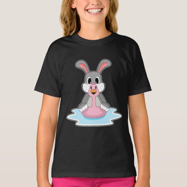 Rabbit Flamingo T-Shirt (Vorderseite)