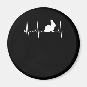 Rabbit-Geschenk Bunny Heartbeat Bunny Lovers Magnet