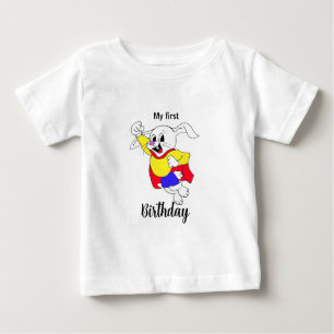 Rabbit Hero Kleinkind Baby T-shirt