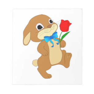 RABBIT IN LIEBE NOTIZBLOCK