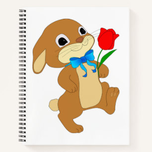 RABBIT IN LIEBE NOTIZBUCH