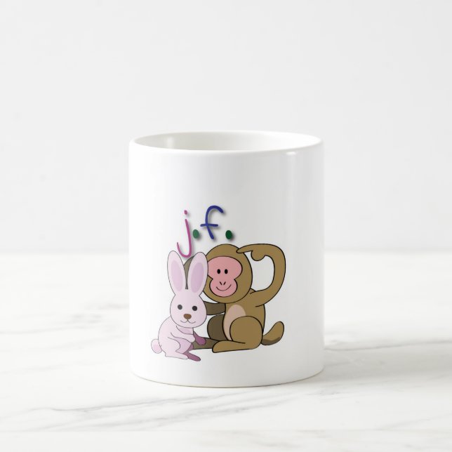 Rabbit & Monkey 「兎と猿」 Kaffeetasse (Mittel)