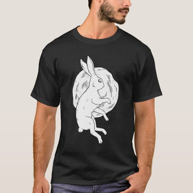 Rabbit Moon T-Shirt (Vorderseite)