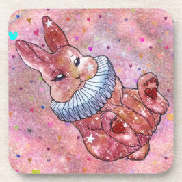 Rabbit named Ladybug Getränkeuntersetzer