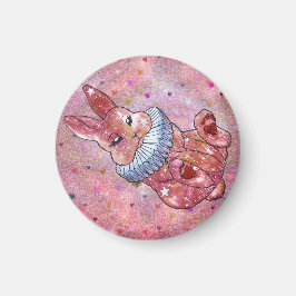 Rabbit named Ladybug Magnet