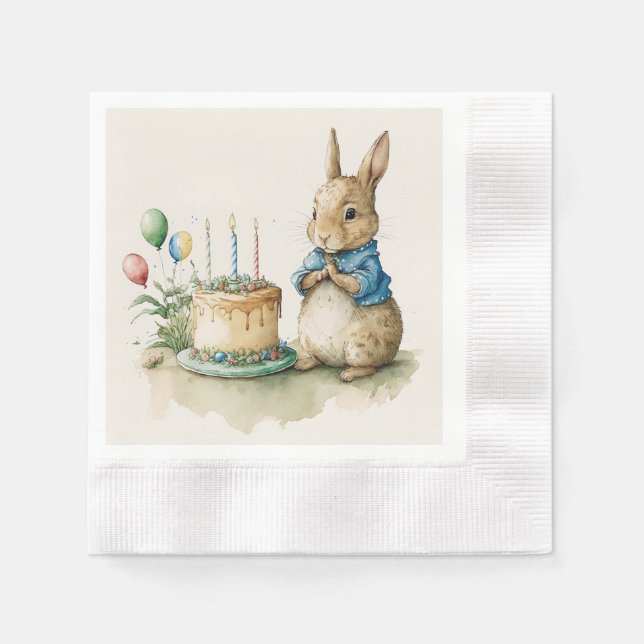 Rabbit Peter Party Napkins Serviette (Vorderseite)