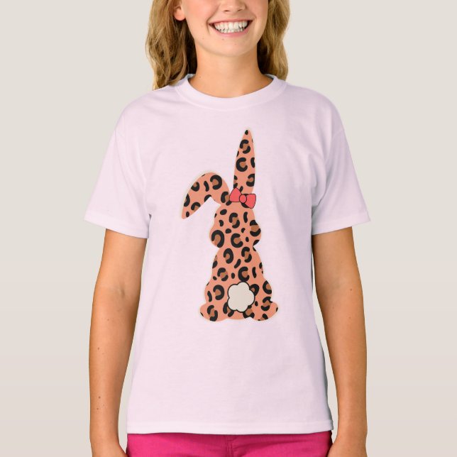 Rabbit Pints Leopard T-Shirt (Vorderseite)