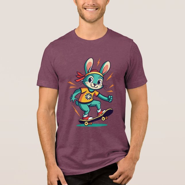 Rabbit Play Tri-Blend Shirt (Vorderseite)