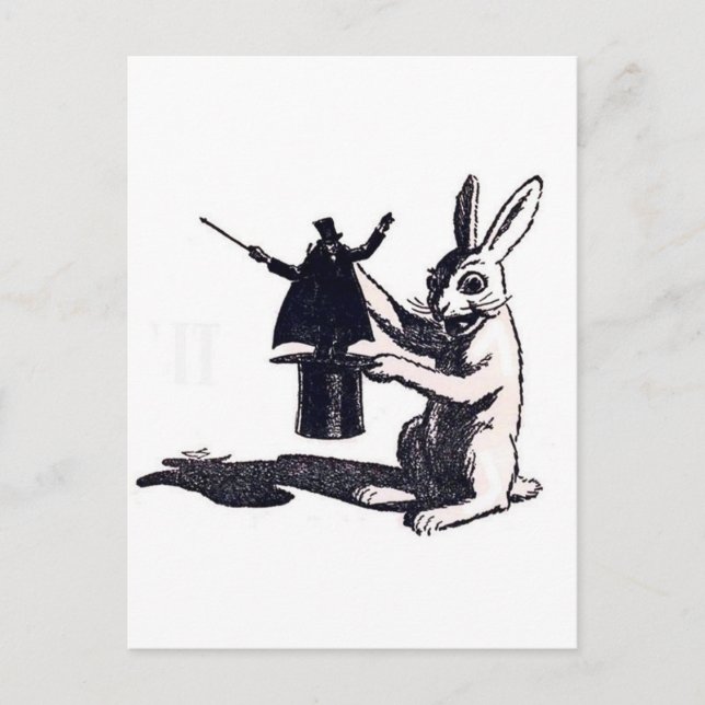 Rabbit-Rache Postkarte (Vorderseite)