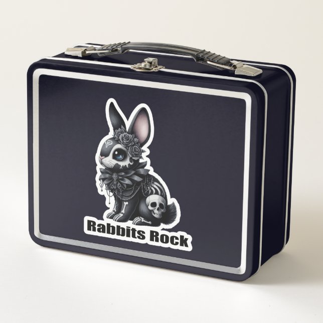Rabbit Rock Metall Brotdose (Vorderseite)