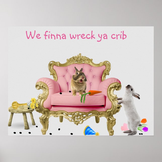 Rabbit Shenanigans Poster (Vorne)