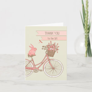 Rabbit sur Merci de vélo pour carte cadeau