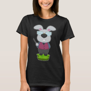 Rabbit Teacher Glasses T-Shirt