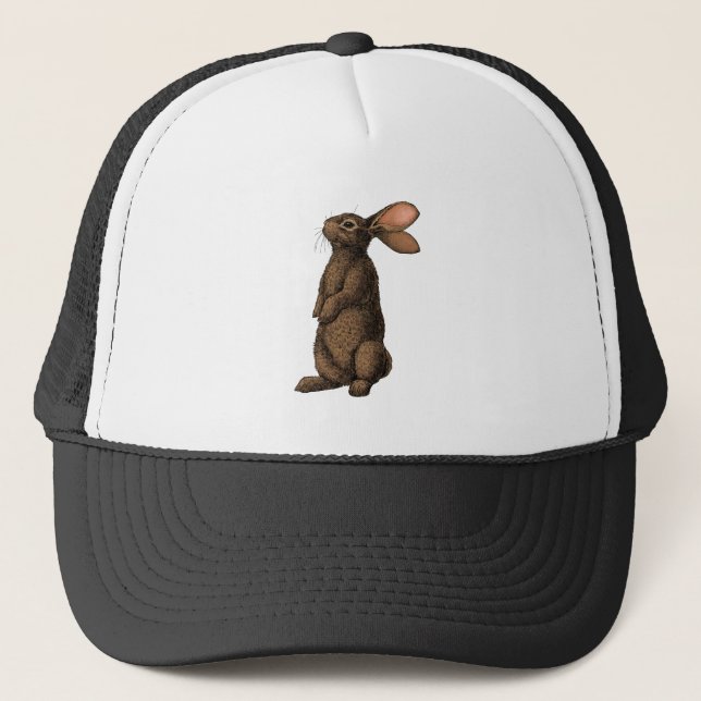 Rabbit Trucker Hat Truckerkappe (Vorderseite)
