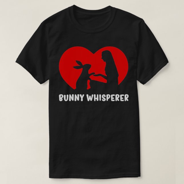 Rabbit Whisperer Mama Bunny Whisperer T-Shirt (Design vorne)