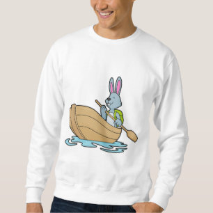 Rabbit with Boat & Paddle Sweatshirt