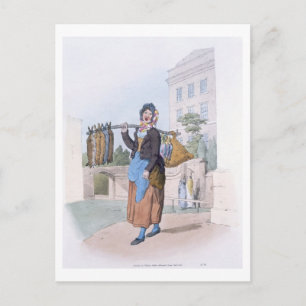 Rabbit Woman, aus "Kostüm von Großbritannien", Pub Postkarte