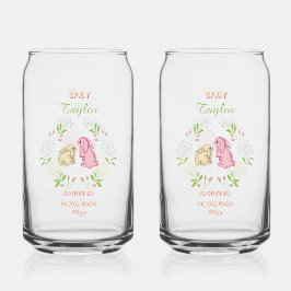 Rabbit Wreath Soda Glass Dosenglas
