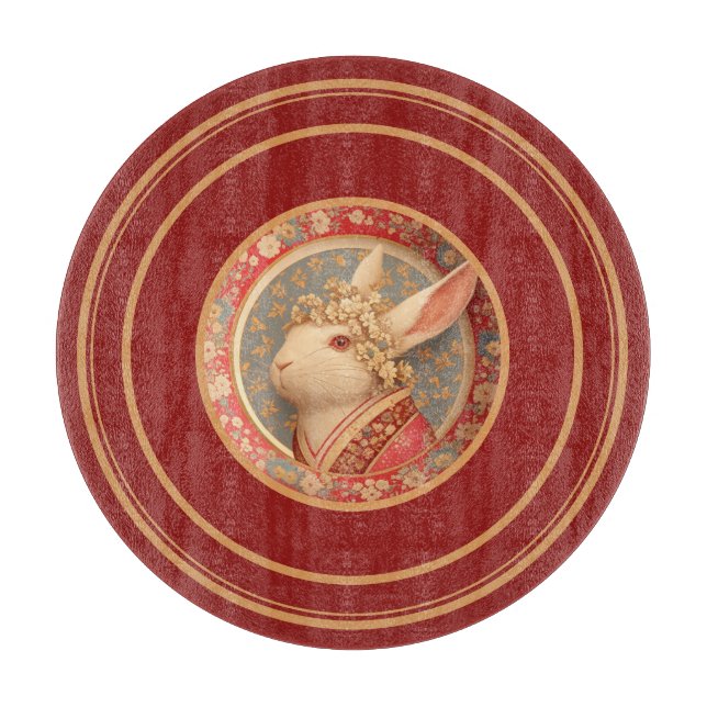 Rabbit's Royal Dress Schneidebrett (Vorderseite)