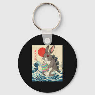 Rabbitzilla Hase Vintage Japanische Kunst Lustige Schlüsselanhänger