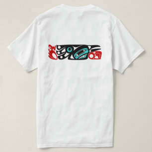 Rabe - pazifischer Nordwestküste Formline Entwurf T-Shirt