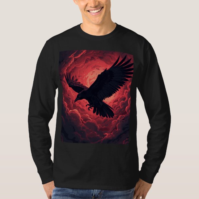 Rabe T-Shirt (Vorderseite)