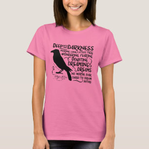 Rabe (tief in diese Dunkelheit) durch Edgar Allan T-Shirt