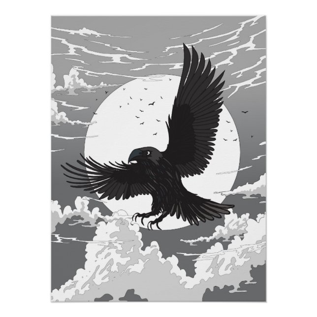 Rabe Und Der Mond Poster (Vorderseite)