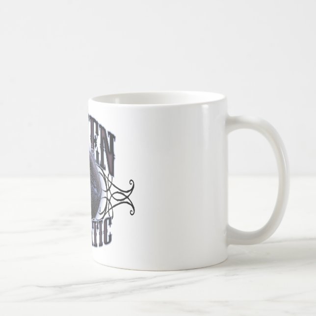 Rabe verrückt kaffeetasse (Rechts)