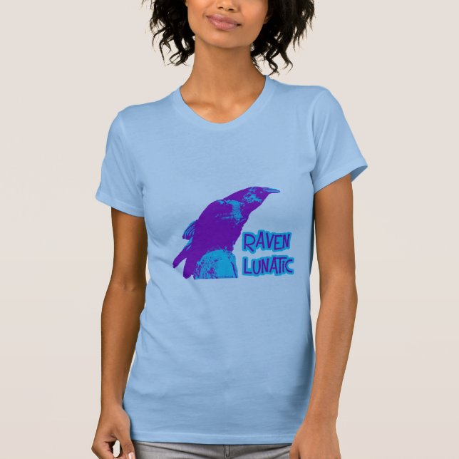 Rabe verrückt T-Shirt (Vorderseite)