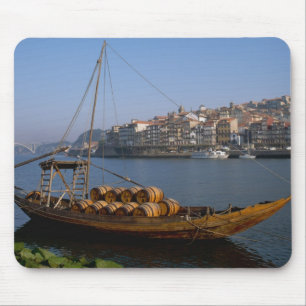 Rabelo-Boote, Porto, Portugal Mousepad