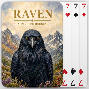 Raben-Alpen-Wilderness-Wildlife Spielkarten