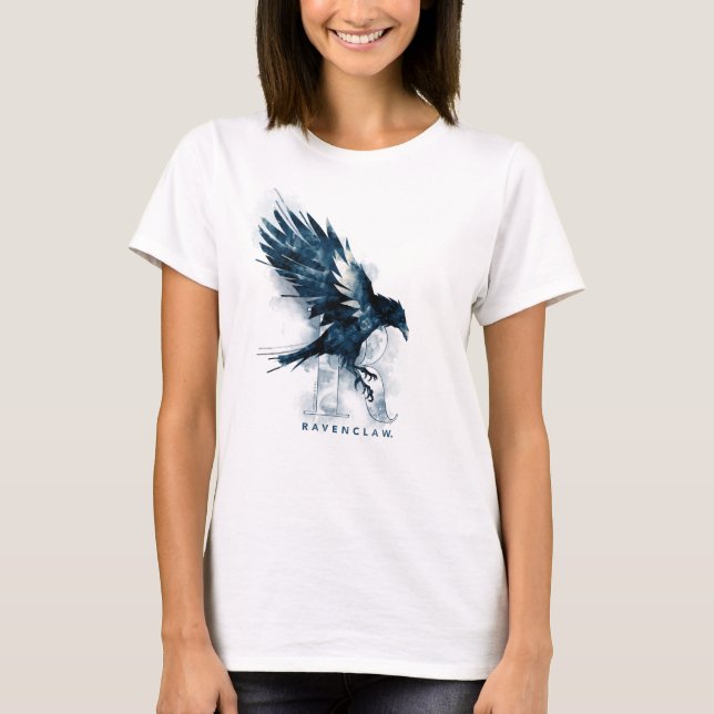 Raben-Aquarell Harry Potters | RAVENCLAW™ T-Shirt (Vorderseite)