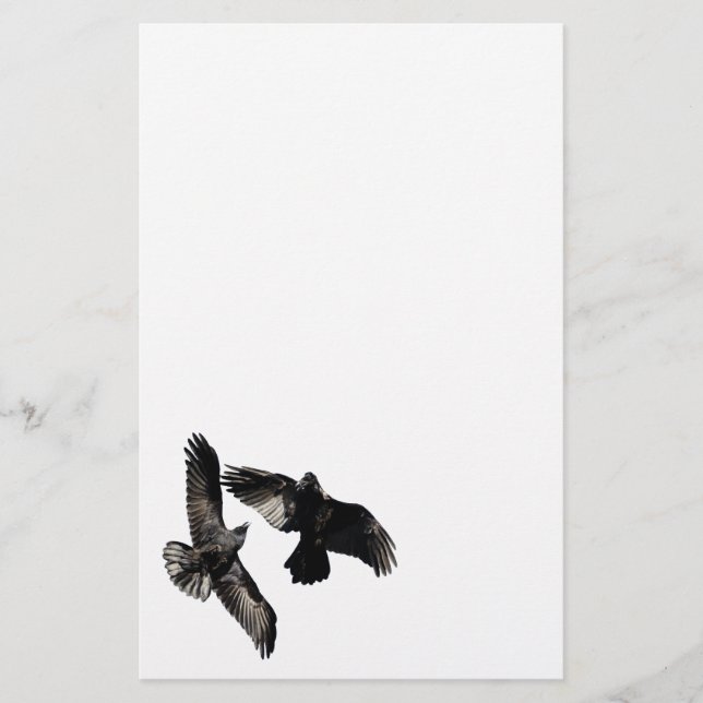 Raben Briefpapier (Vorderseite)