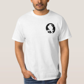 Raben-Docht entwirft weißen T - Shirt
