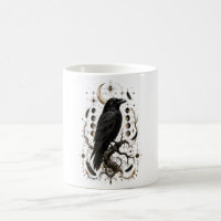 Raben-Grenz-Zauber-Gotik-Himmels-Tasse